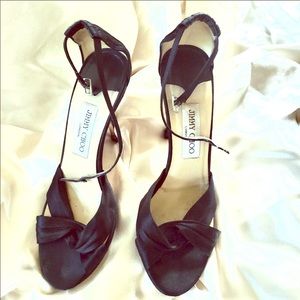 Jimmy choo Satin pumps, size 8.5!